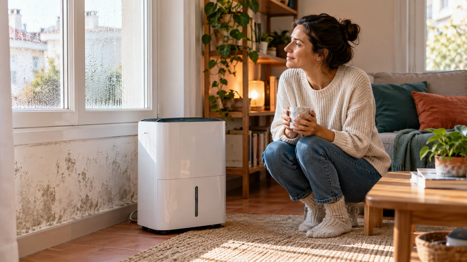 Escena de climatización relacionada con conviene un deshumidificador para una vivienda con condensación