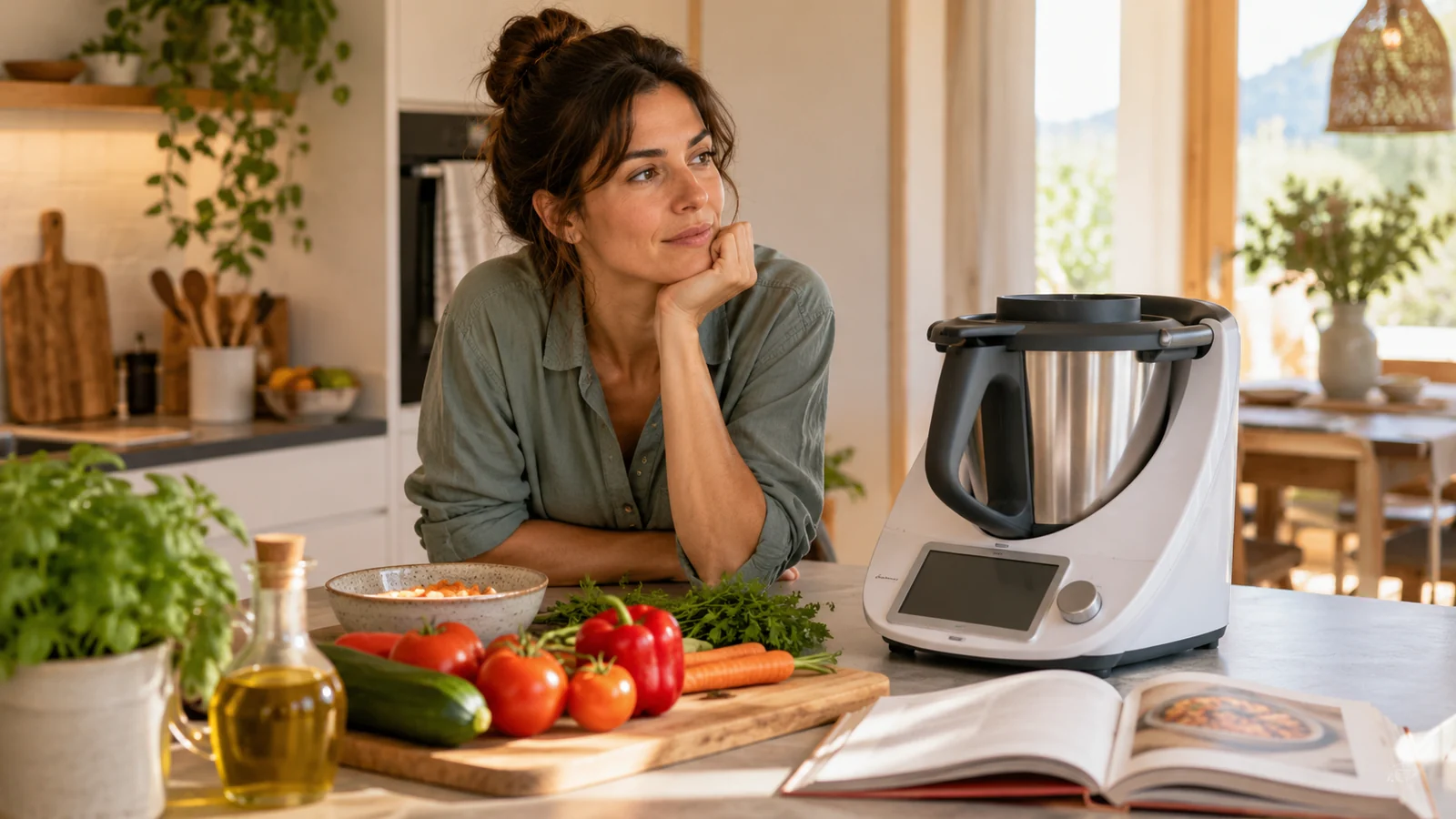 Escena de cocina relacionada con es buena compra un robot de cocina si cocinas poco