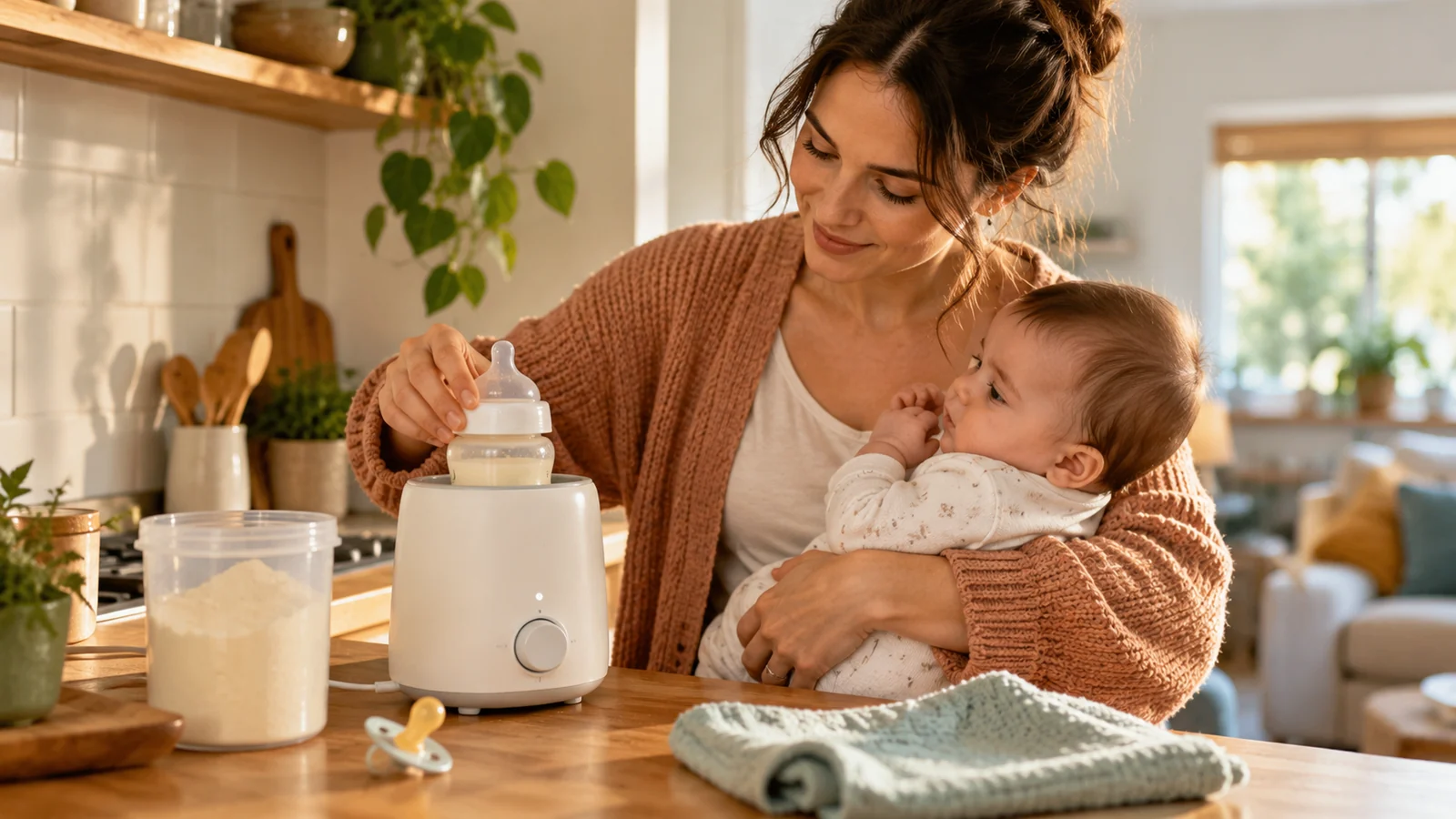 Guía de compra: calientabiberones para usar leche de fórmula
