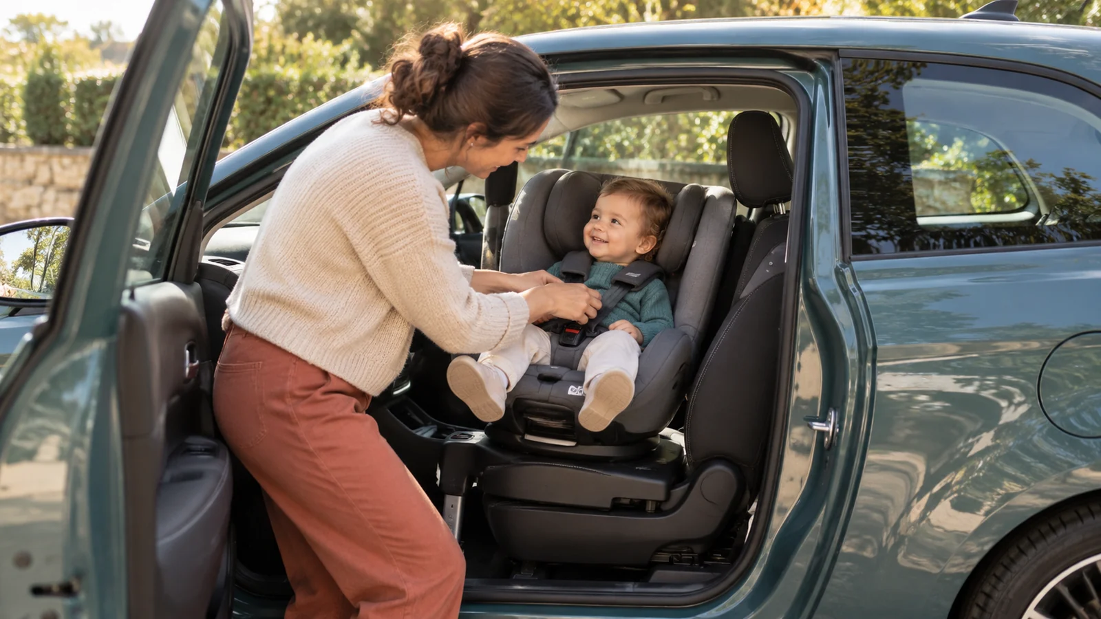 Guía de compra: silla de coche giratoria para un coche de tres puertas