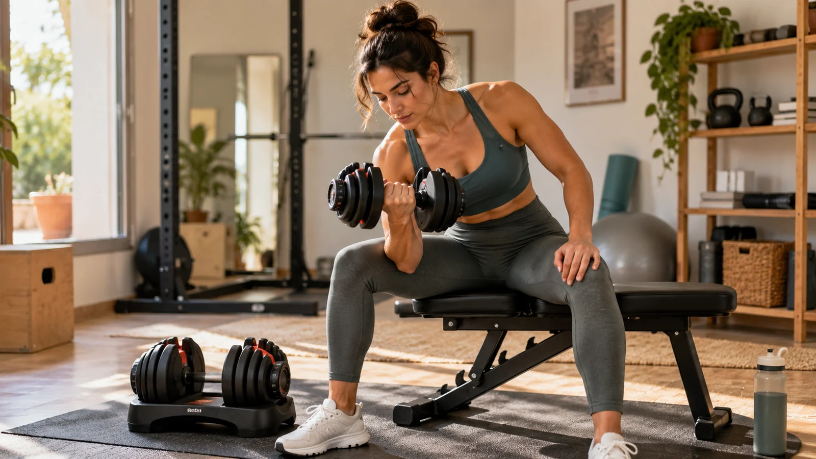 Guía de compra: mancuernas ajustables para entrenar en casa