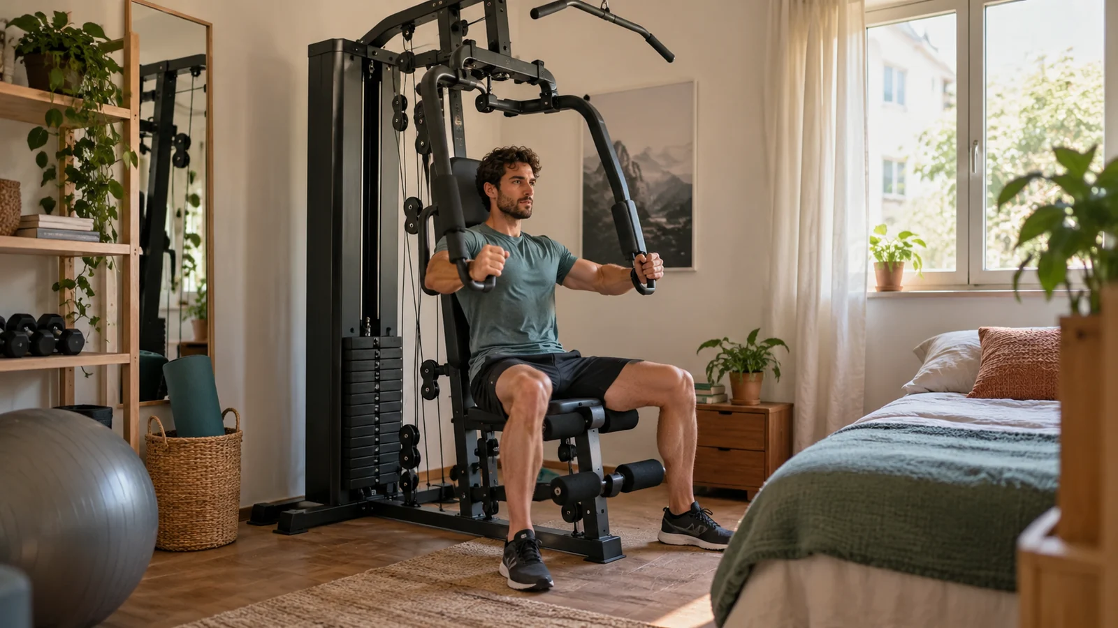 Guía de compra: estación de musculación para una habitación pequeña