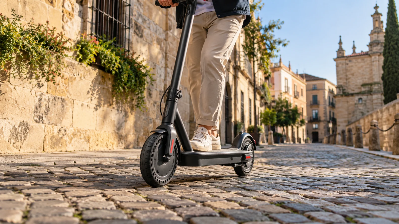 Guía de compra: patinete con ruedas macizas para calles adoquinadas