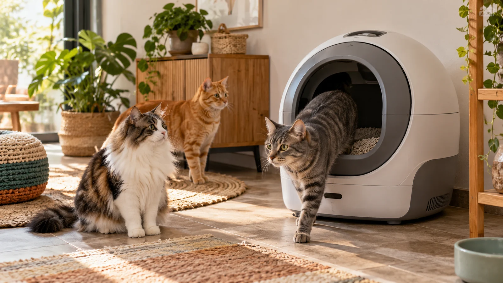 Guía de compra: arenero automático para varios gatos
