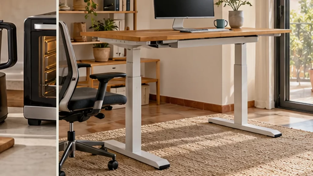 Escena de muebles relacionada con es buena compra un escritorio elevable si trabajas sentado todo el día