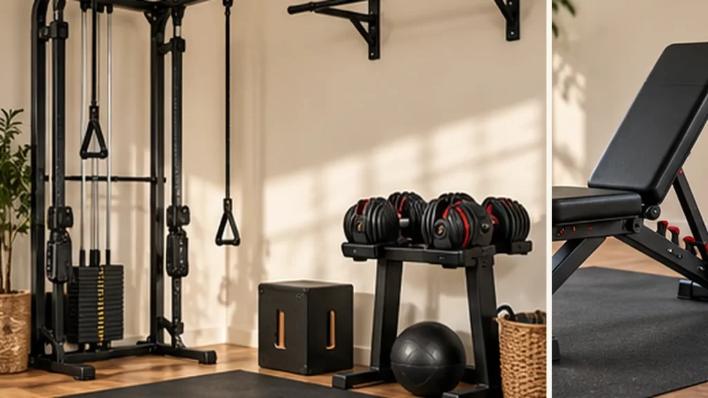Guía de compra: estación de musculación para una habitación pequeña